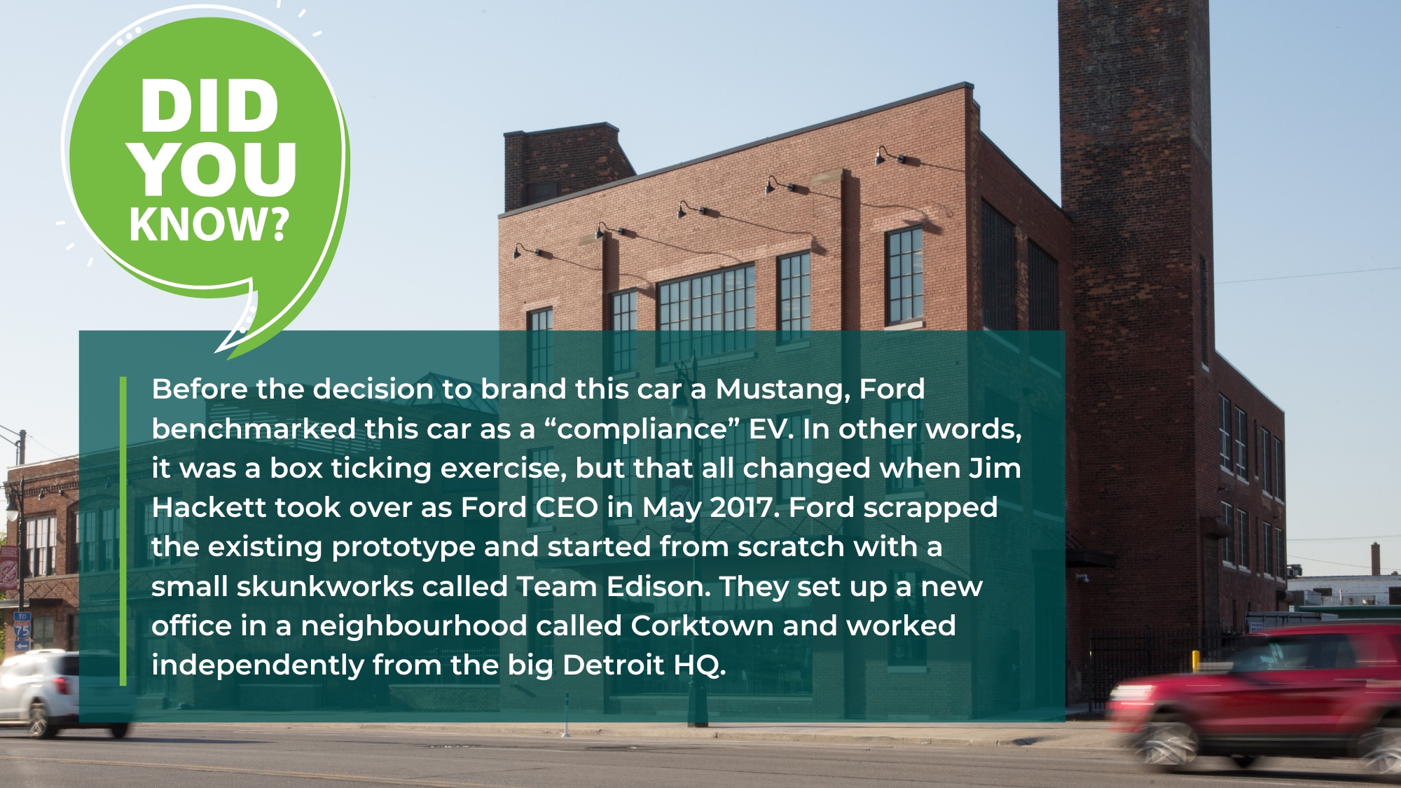 Ford Mustang Mach E Team Edison Detroit