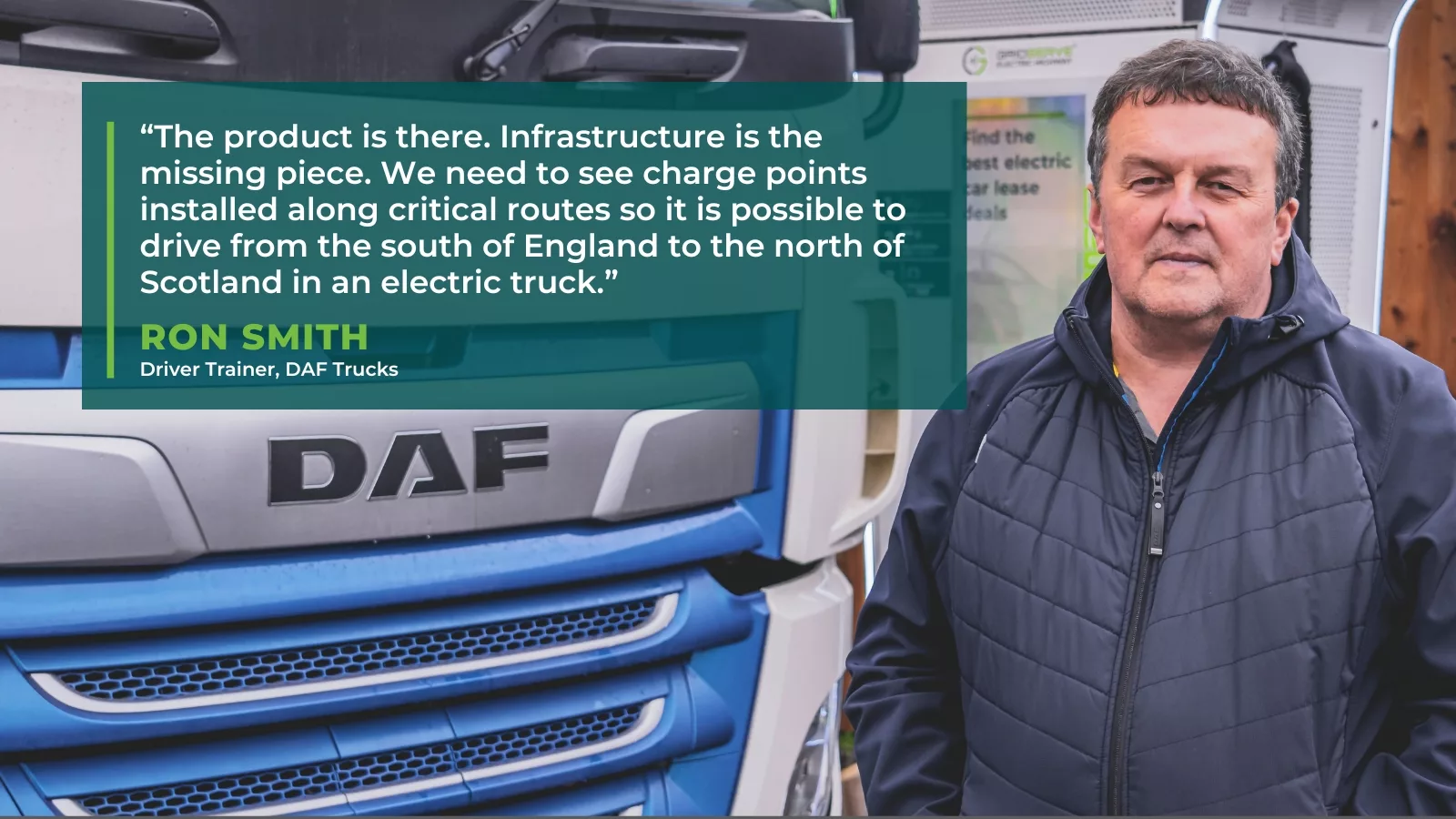 DAF Trucks, member of GRIDSERVE Electric Freightway