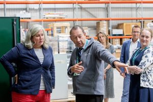 Gridserve Swindon - Local MP Heidi Alexander visit.