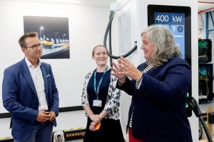 Gridserve Swindon - Local MP Heidi Alexander visit.