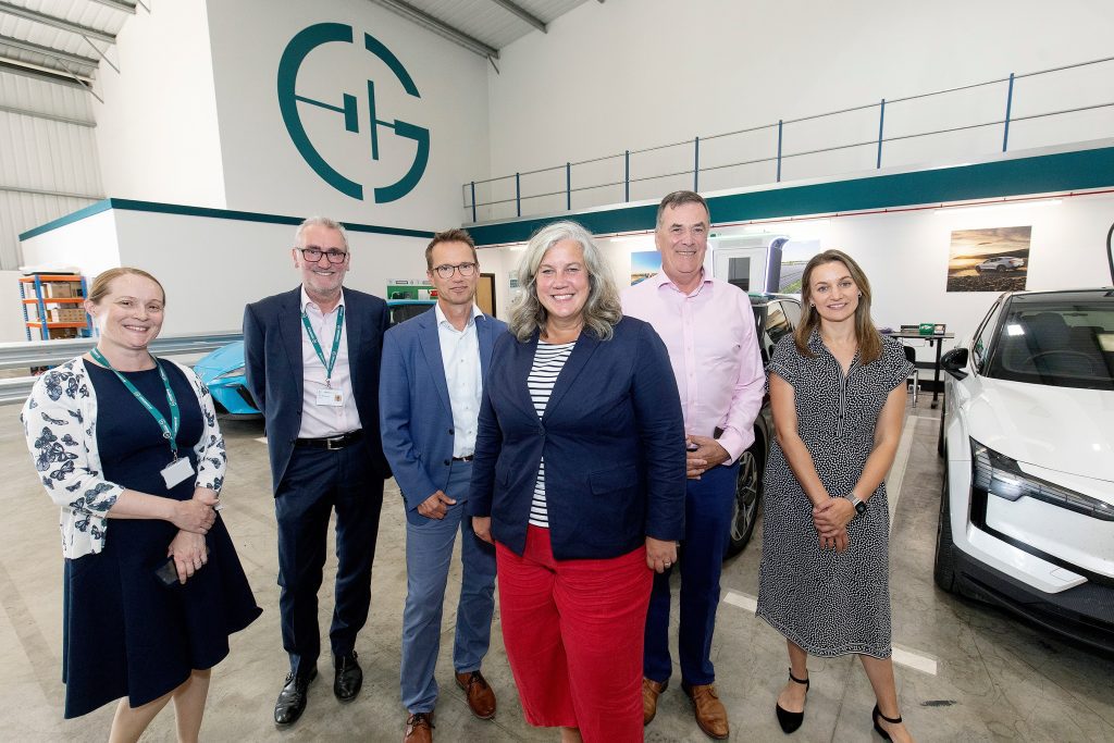 Gridserve Swindon - Local MP Heidi Alexander visit.