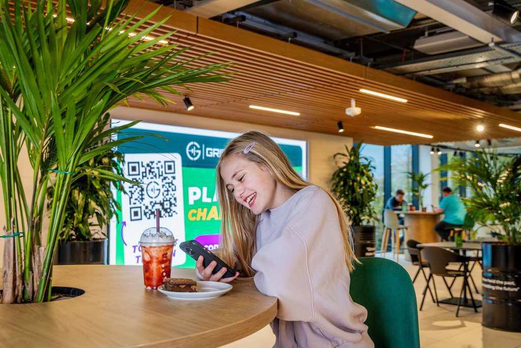 Play as you Charge game at GRIDSERVE Electric Forecourt