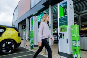 Play as you Charge game at GRIDSERVE Electric Forecourt