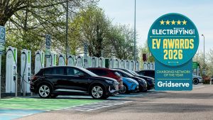 GRIDSERVE wins 2026 award for best charging network from Electrifying.com