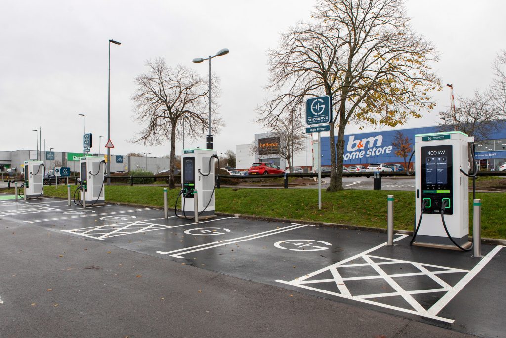 GRIDSERVE new 400kW charger from ABB now on the Electric Highway