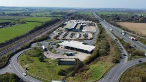 GRIDSERVE Electric Super Hub at Roadchef Folkestone M20 Services