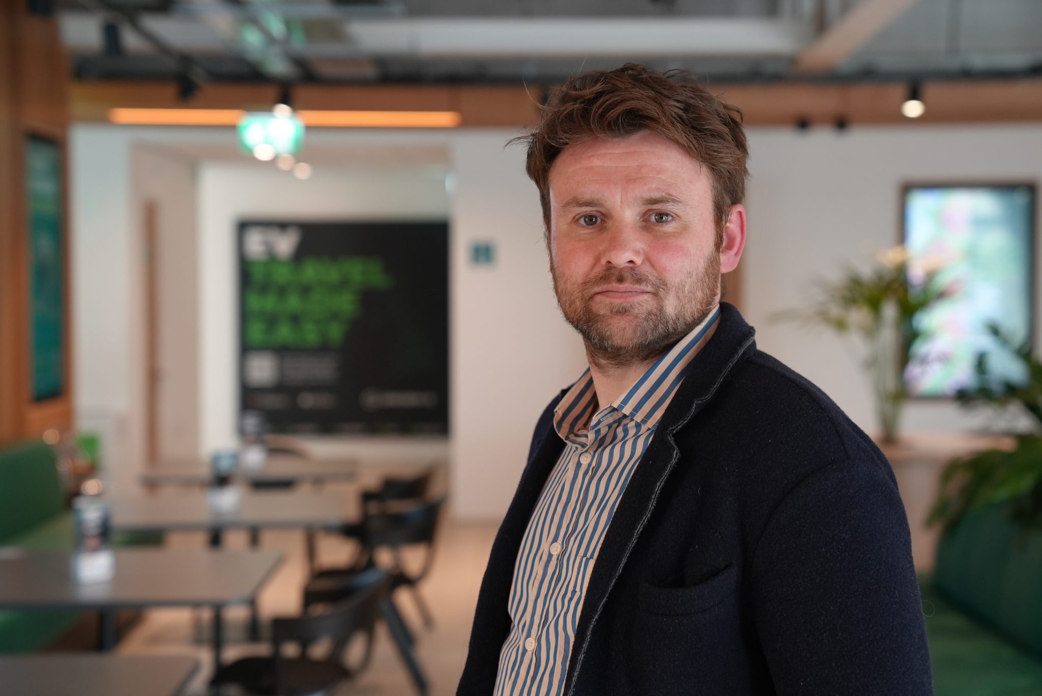 Ross Watson, general manager of the GRIDSERVE Electric Forecourt in Markham Vale