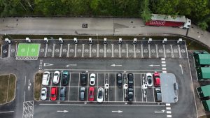 GRIDSERVE Electric Super Hub at Moto Lymm Services